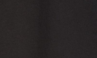 Frame Black Cotton V-neck T-shirt In Noir
