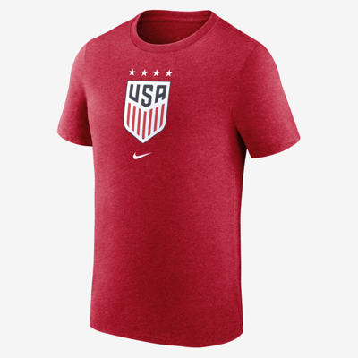Shop Nike U.s. Men's Soccer T-shirt In University Red