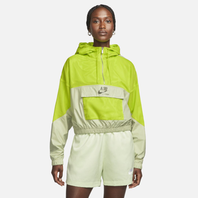 Shop Nike Women's  Sportswear Mesh Jacket In Green