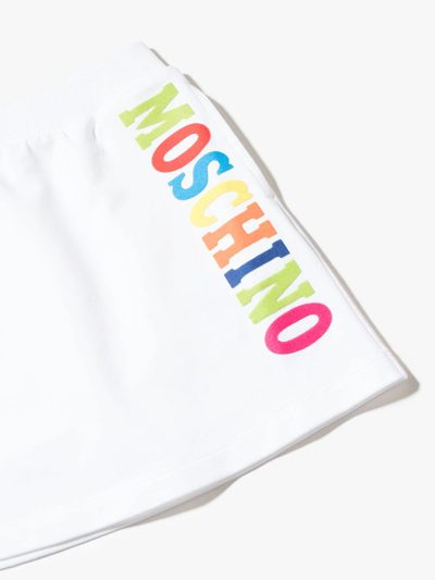 Shop Moschino Logo-print Skirt Set In Pink