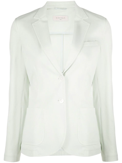 Shop Circolo 1901 Single-breasted Blazer In Grün