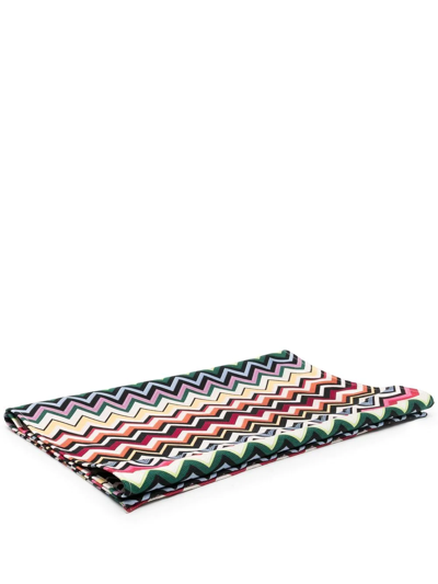 Shop Missoni Striped Rectangular Tablecloth In Black