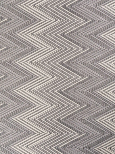 Missoni Stripe-pattern Table Cloth In Grey