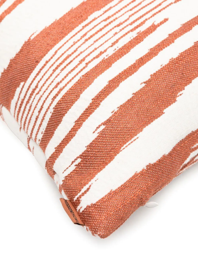 Missoni Abstract-pattern Feather-down Cushion In Orange