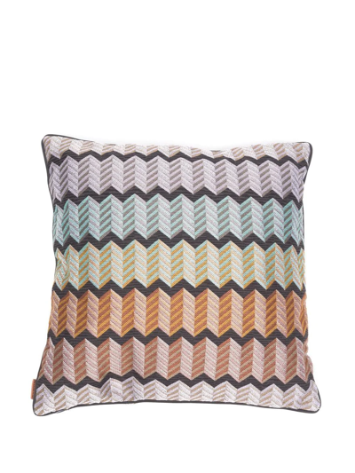 Shop Missoni Waterford 40cmx40cm Cushion In Orange