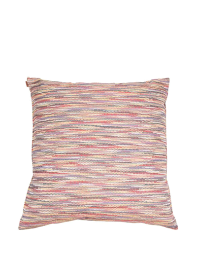 Missoni Biscayne Patterned-jacquard Cushion In Orange