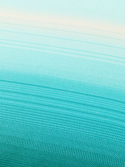 Missoni Tonga Gradient-effect Cushion In Blue