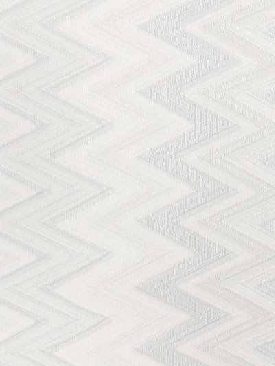 Missoni Diagonal Stripe-pattern Tablecloth In White