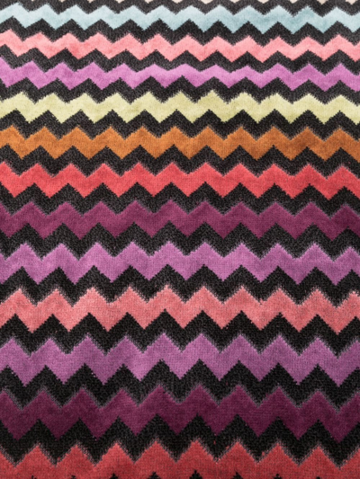 Missoni Color-block Zigzag Bath Towel In Black