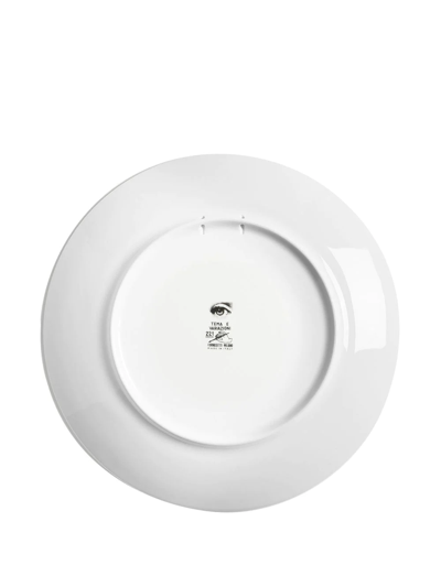 Fornasetti Tema E Variazioni N.221 Wall Plate In Weiss
