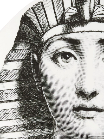 Fornasetti Tema E Variazioni N.221 Wall Plate In Weiss