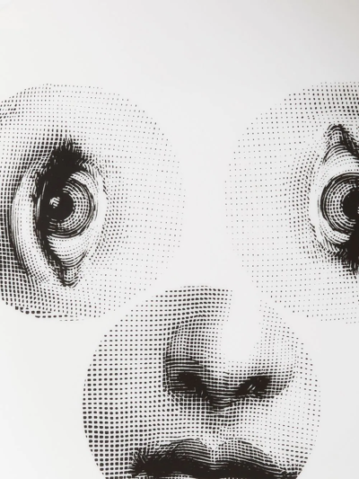 Fornasetti Tema E Variazioni N.40 Wall Plate In Weiss