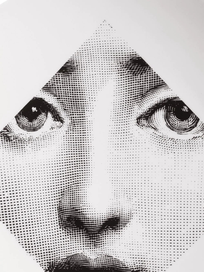 Fornasetti Tema E Variazioni N.65 Wall Plate In Weiss