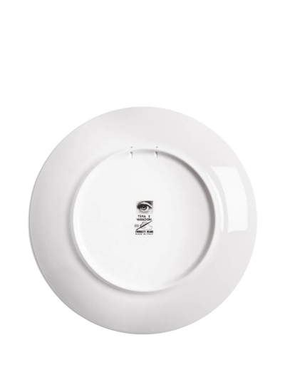 Fornasetti Tema E Variazioni N.69 Wall Plate In Weiss
