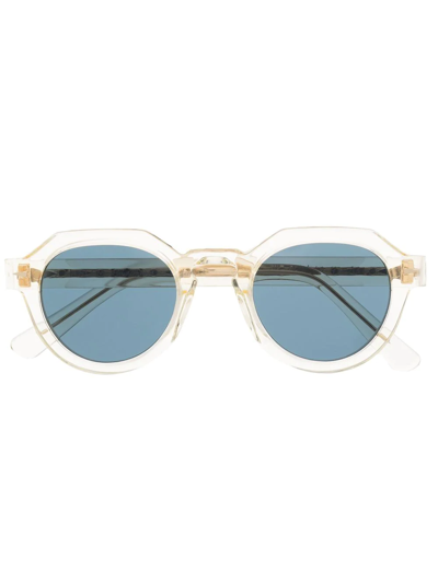 Ahlem Transparent-frame Design Sunglasses In Yellow