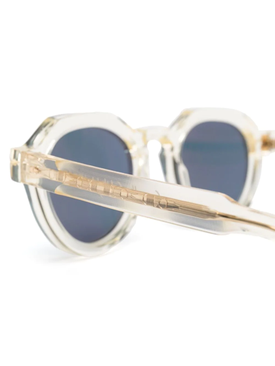 Ahlem Transparent-frame Design Sunglasses In Yellow