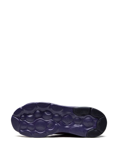 Asics Logo-patch Lace-up Sneakers In Violett