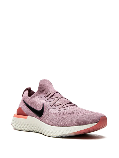 Nike Epic React Flyknit 2 Sneakers In Pink