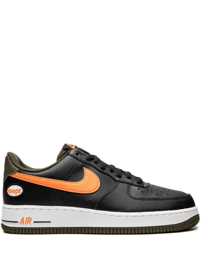 Shop Nike Air Force 1 Low "hoops Black University Gold" Sneakers