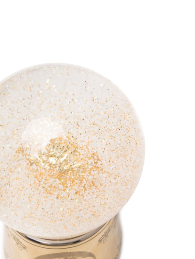 Shop Versace Medusa Snow Globe In Gold