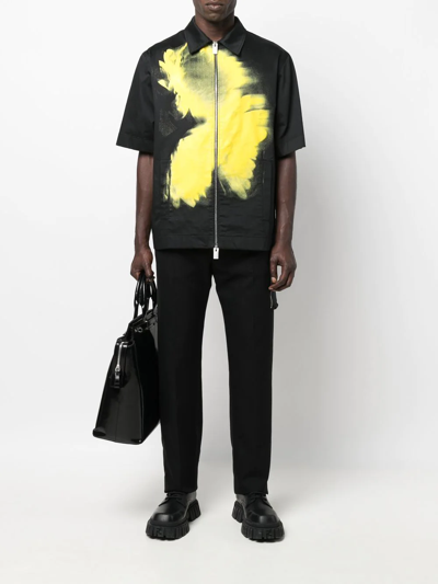 Alexander Mcqueen Straight-leg Cut Trousers In Black
