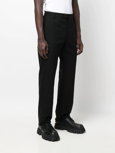 Alexander Mcqueen Straight-leg Cut Trousers In Black