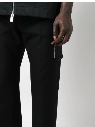 Alexander Mcqueen Straight-leg Cut Trousers In Black