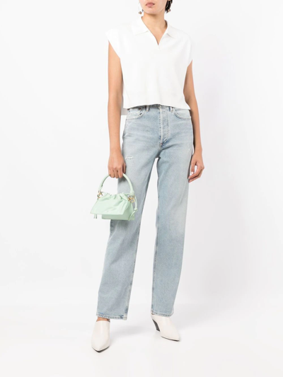 Shop Citizens Of Humanity Eva Straight-leg Jeans In Blue