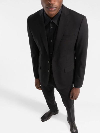 Dsquared2 Tailored Wool Suit Set Pockets In Black