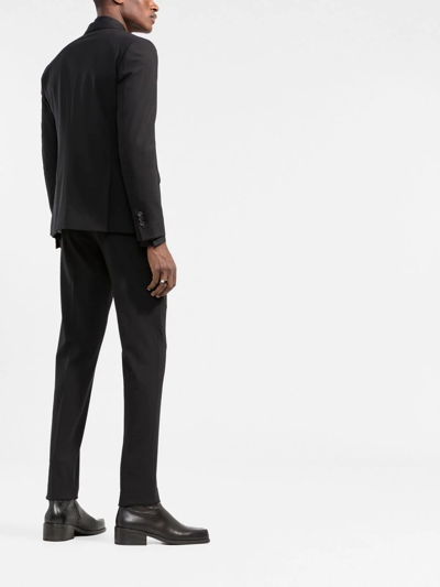Dsquared2 Tailored Wool Suit Set Pockets In Black
