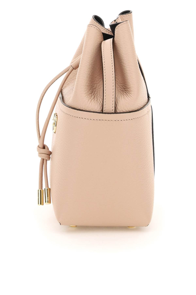 Shop Ferragamo Salvatore  Soft Bucket Bag Gancini In Mixed Colours