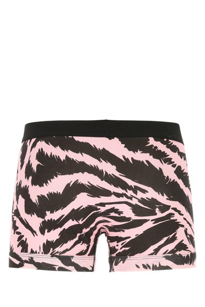 Shop Tom Ford Printed Stretch Cotton Boxer Nd  Uomo M