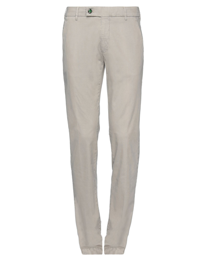 Shop Berwich Man Pants Beige Size 34 Cotton, Elastane