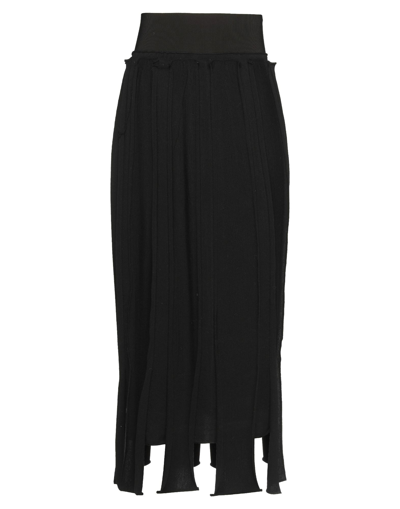 Shop Liviana Conti Woman Midi Skirt Black Size 8 Virgin Wool