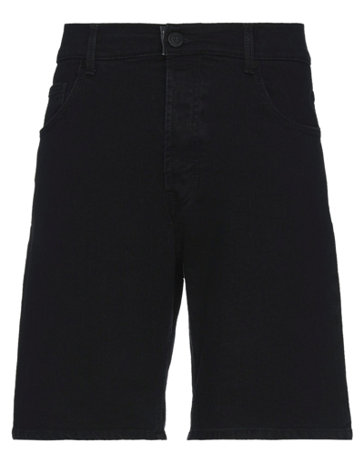 Shop Gaelle Paris Gaëlle Paris Man Denim Shorts Black Size 34 Cotton, Elastane