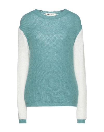 Shop Ebarrito Woman Sweater Pastel Blue Size Onesize Acrylic, Polyamide, Wool, Mohair Wool