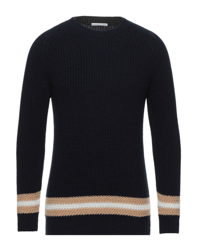 Shop Grey Daniele Alessandrini Man Sweater Midnight Blue Size 40 Wool, Polyamide
