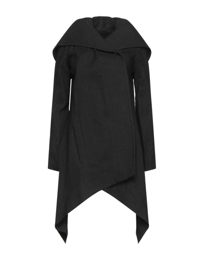 Shop Masnada Overcoats In Black