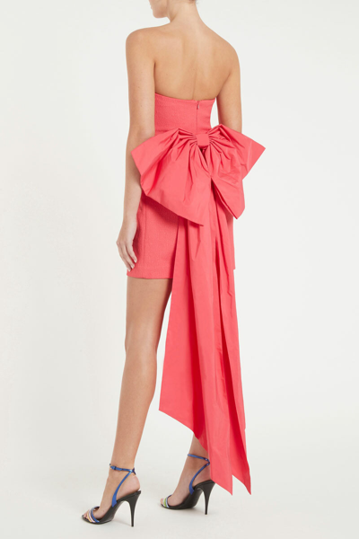 Shop Rebecca Vallance -  Caitlin Mini Dress  - Size 14 In Coral