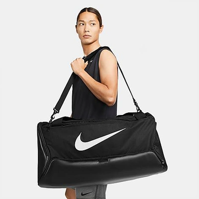 Nike Brasilia 9.5 Training Duffel Bag (95l) In Black/black/white