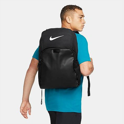Nike Brasilia Extra Large Training Backpack In Flint Grey/black/white
