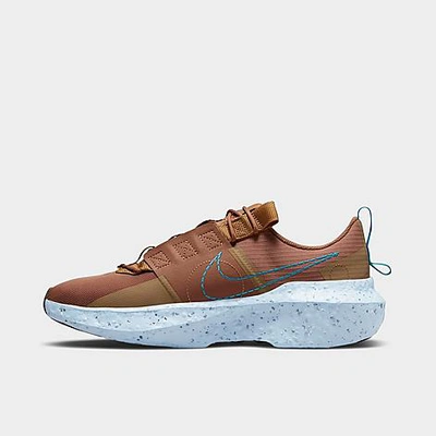Shop Nike Men's Crater Impact Se Casual Shoes In Mineral Clay/laser Blue/elemental Gold/chambray Blue/gum Light Brown