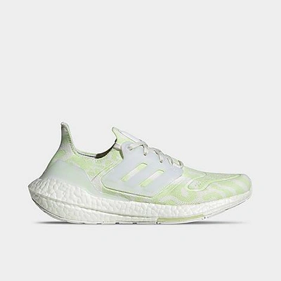 Shop Adidas Originals Adidas Women's Ultraboost 22 Running Shoes In Non-dyed/white/almost Lime