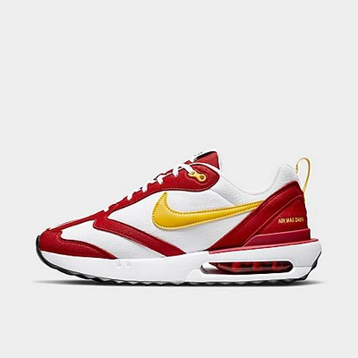 Shop Nike Women's Air Max Dawn Athletic Club Casual Shoes In Gym Red/vivid Sulfur/white/black/hyper Royal/habanero Red