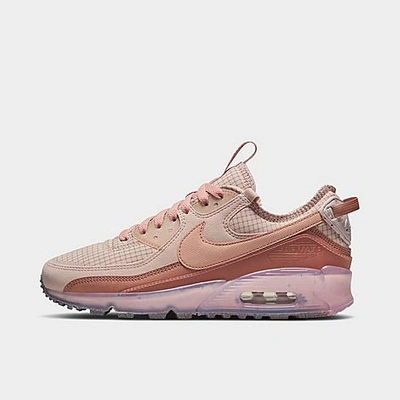 Shop Nike Women's Air Max Terrascape 90 Casual Shoes In Pink Oxford/rose Whisper/fossil Rose/barely Rose