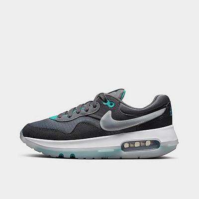 Shop Nike Big Kids' Air Max Motif Casual Shoes In Cool Grey/washed Teal/anthracite/black