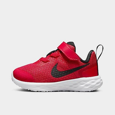 Shop Nike Kids' Toddler Revolution 6 Casual Shoes In University Red/black