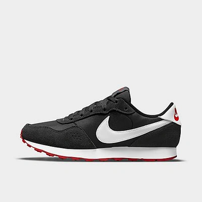 Shop Nike Boys' Big Kids' Md Valiant Casual Shoes In Black/white/dark Smoke Grey/university Red