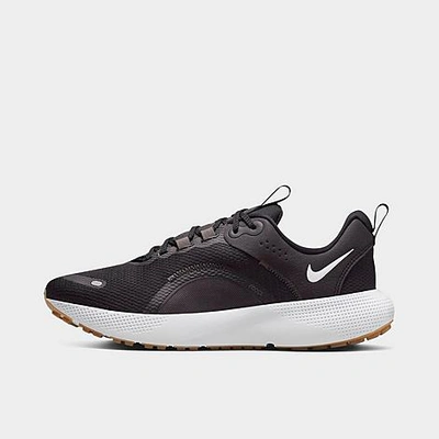 Shop Nike Women's React Escape Run 2 Running Shoes In Black/dark Smoke Grey/sail/white
