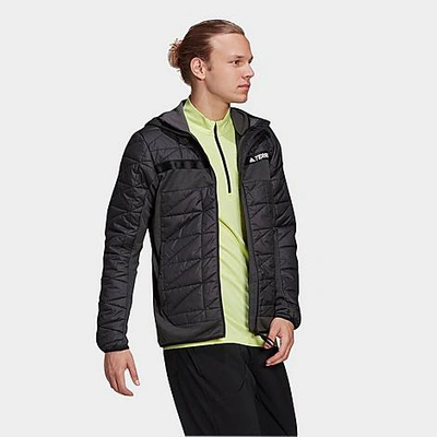 Shop Adidas Originals Adidas Men's Terrex Multi Primegreen Insulated Jacket In Black